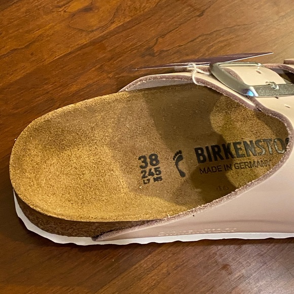 FIRM Birkenstock Arizona Leather Narrow Sandal 38N - Picture 3 of 8